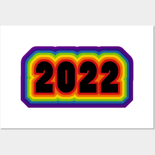 2022 rainbow Posters and Art